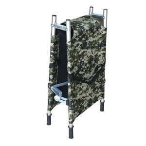Brancard pliant Houde Kangyuan 2000x530x180mm en alliage d'aluminium à cadre unique avec roues pour premiers secours et urgences - Product Image 1