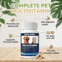 Complément Multivitaminé Direct Usine pour Chat – Soin Nutritionnel Quotidien, Vitamines et Suppléments pour Chat, Comprimés Renforçant l'Immunité pour Chats