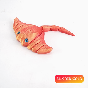 Prix de gros : Jouets décoratifs imprimés en 3D, modèles d'animaux marins (Manta) articulés et mobiles - Product Image 2