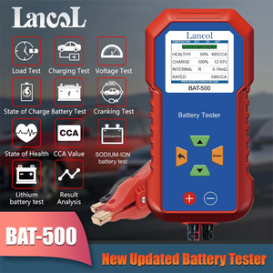 เครื่องวิเคราะห์แบตเตอรี่รถยนต์ BAT-500 ตรวจ<span class=keywords><strong>สอ</strong></span>บค่า SOH, SOC, แรงดันไฟฟ้า, ความต้านทานภายใน และค่า CCA - Product Image 6