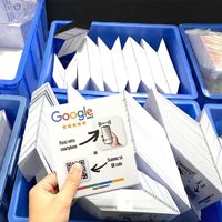Letrero Acrílico NFC de Escritorio con Impresión UV a Todo Color, Personalizado y Profesional, para Comentarios de Clientes