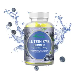 Wholesale custom vision clarity eye care supplement gummy candy Improve Eye Nerve strengthen Immune system lutein eye gummies