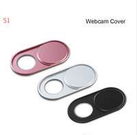 Vente en gros Paquet 3 en 1 Couverture de caméra Web magnétique en métal Téléphone portable Caméra Bloqueur de confidentialité Autocollant de couverture de webcam