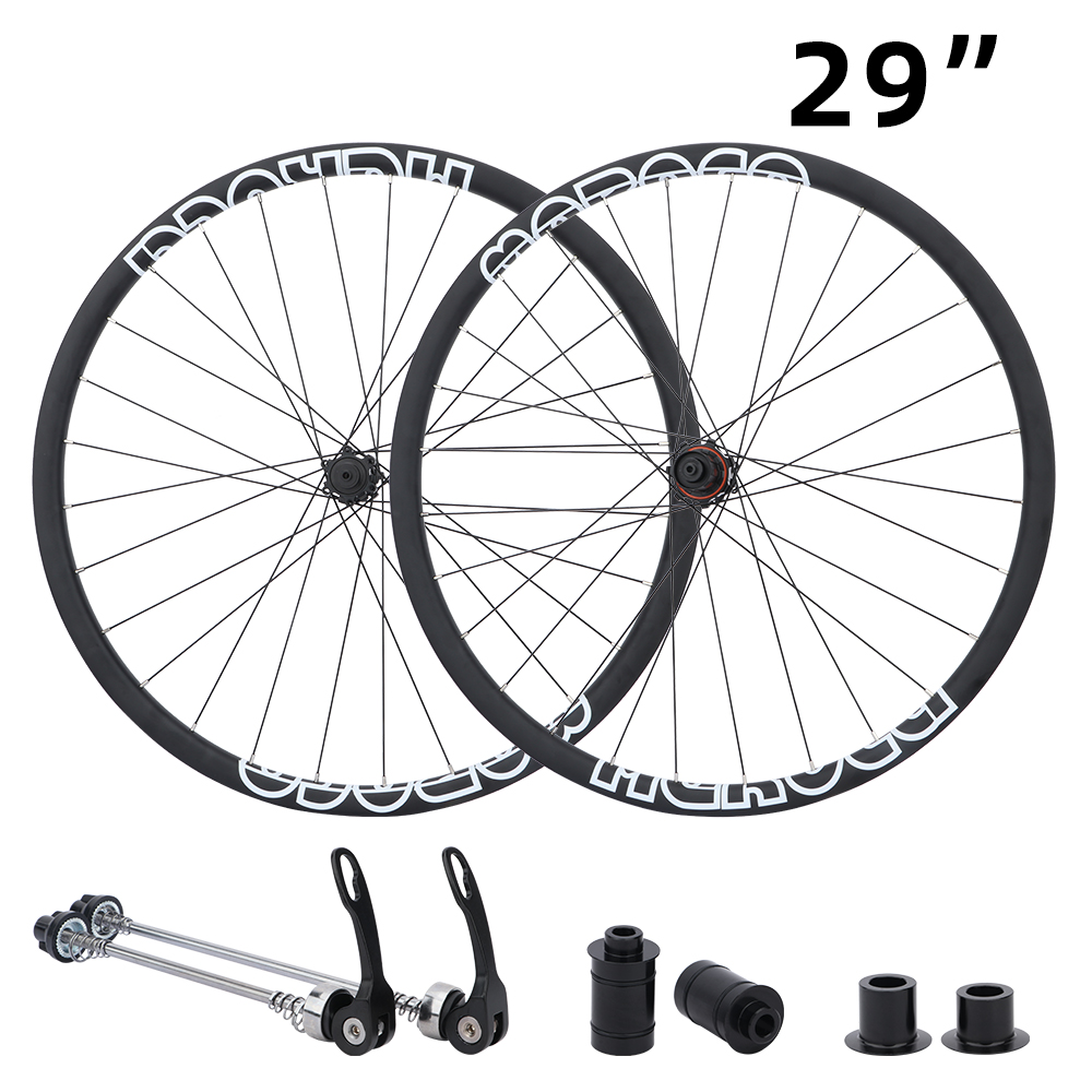 Набор колес для горного велосипеда из углеродного волокна MEROCA, 27,5 дюйма, 29 дюймов, дисковый тормоз, быстросъемная цилиндрическая ось, комплект колес для горного велосипеда из углеродного волокна