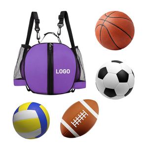 Custom Logo Sport Backpack Small Casual Daily Use Outdoor Basketball Shape Bag for <b>Men</b> - Product Image 5