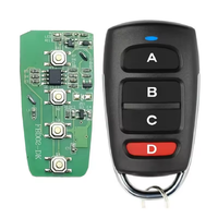 Duplicateur de télécommande 433 MHz, commutateur sans fil, clonage, 4 canaux, universel, porte de garage, commande de portail, clé, code fixe, ouvre-porte