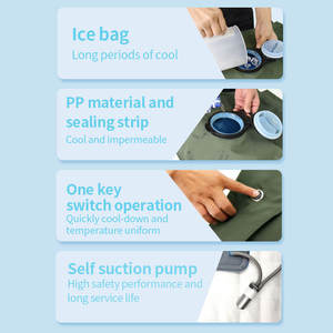 Sommer batterie betriebene Kühl weste Wasser umlauf kissen für Rücken und Brust Heiß-und Kalt verpackung für verbesserte Sicherheit und Komfort - Product Image 5