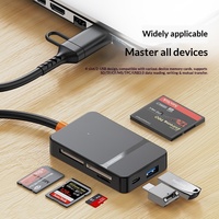 Lector de Tarjetas SD/TF/CF/MS Externo USB 3.0/TIPO-C de Alta Calidad, Nuevo Modelo OEM 316, Multifuncional 8 en 1 OTG