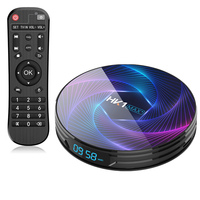 Nouvelle boîte TV Android 9.0 HK1 MAX Plus 4 Go de RAM 128 Go de ROM RK3368 Octa Core 4K 32 Go/64 Go Smart Set Top Box Double WiFi 2.4G/5Ghz HK1MAX