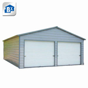 Kit <span class=keywords><strong>de</strong></span> construction <span class=keywords><strong>de</strong></span> garage préfabriqué en structure acier pour 2 voitures, facile à assembler, avec panneaux sandwich, <span class=keywords><strong>vente</strong></span> en gros - Product Image 4