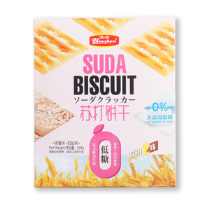 <span class=keywords><strong>Galletas</strong></span> <span class=keywords><strong>de</strong></span> <span class=keywords><strong>Soda</strong></span> exóticas baratas al por mayor (sabor a Avena + sabor a sal <span class=keywords><strong>de</strong></span> leche) galleta 168g/caja - Product Image 1