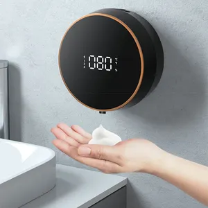 New Wall-Mounted Mobile Phone Soap Dispenser USB Charging Foam Lotion Machine Infrared Induction Automatic Soap Dispenser