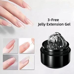 Trong suốt Nail buildable mở rộng UV Led không dính chip kháng thạch mở rộng Gel - Product Image 1
