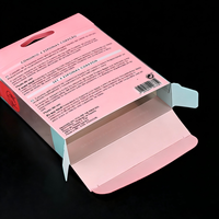 Boîte en plastique pliable personnalisée, recyclable, CMYK, transparente, pliable, en PET/PVC, emballage cadeau recyclable