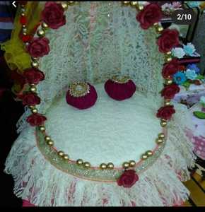 Laddu gopal jhula seigneur krishna Singhasan Laddu Gopal Singhasan Kanha ji Singhasan - Product Image 4