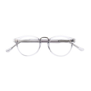 Hochwertige Designer-Brillenfassungen aus Acetat, polarisiert, goldfarben, mit Blaulichtfilter, klar, Unisex - Product Image 2