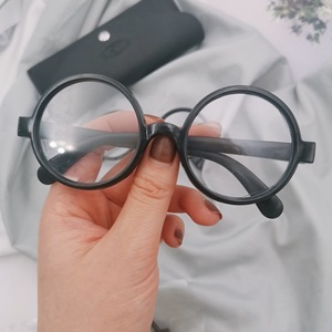 Halloween Round <b>Plastic</b> <b>Glasses</b> For Costume Party Adult Reusable Decorative Eyewear - Product Image 1