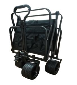 Uni-silenzioso doppio freno portatile pieghevole pic-nic Wagon rimorchio giardino e spiaggia all'aperto carrello da campeggio FW100 struttura chiusa - Product Image 5