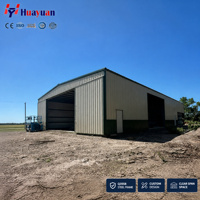 Bâtiment d'entrepôt préfabriqué en structure métallique, hangar industriel, atelier, charpente métallique
