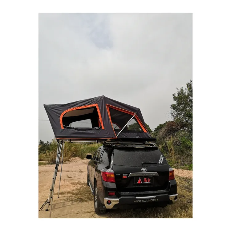 Venda quente personalizado de alumínio suv revestimento duro teto barraca superior 4 pessoas