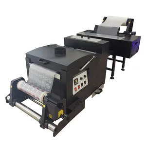 New Converted L1800 A3+ DTF Printer Imprimante T-shirts Printer Roll to Roll Dtf Printer with Auto Dtf Powder Shaking Machine