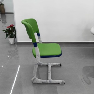 Chaise d'école à structure métallique durable pour enfant et étudiant, couleur verte, modèle MK 0001, numéro de pièce 24 001 - Product Image 4