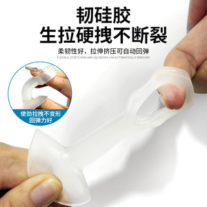 Transparent Silicone Door Stopper Floor Mount Easy Installation Anti Collision For Front Bedroom Bathroom Door - Product Image 4