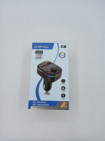 Transmetteur FM Plug and Play pour téléphone mains libres MP3 à dents bleues Chargeur de voiture