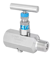 Katup Jarum Baja Tahan Karat Berkualitas Tinggi 6000psi 10000psi Model FD-LOK V4 Kontrol Gas/Minyak Ukuran Port 1/4'-1 1/2' Tipe Swagelok