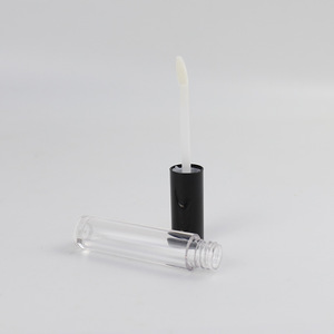 Tubo de brillo labial de 3.3ml, envase cosmético portátil redondo con tapón para aplicación de tinte labial - Product Image 2