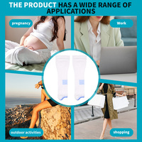 Chaussettes de compression médicale certifiées ISO CE, hauteur cuisse, 13-18 mmHg, respirantes, antidérapantes, à pression graduée, pour la thrombose