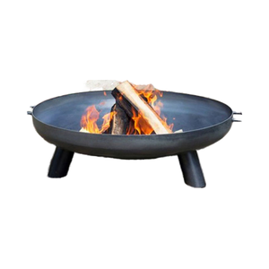 Rustic Cast Iron <strong>Fire</strong> Pit/Bowl with Base for <strong>Outdoor</strong> <strong>Fire</strong> <strong>Table</strong> or Cooking Garden Fireplace - Product Image 1