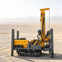 Foreuse de puits d'eau à entraînement pneumatique à couple élevé MKDQZ-200, adaptable pour le forage de sable, de granit et de strates complexes