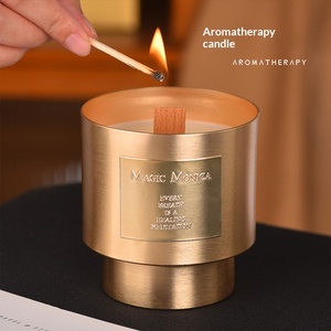 Light Luxury Metal Can Scented <b>Candle</b> <b>Large</b> Capacity Soy Wax Creative Home Decor Ornament - Product Image 2