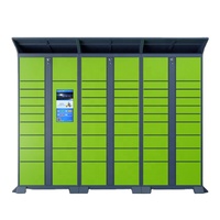 Consigne Intelligente de Colis Connectée Wi-Fi, Armoire Express Réseau Intelligente avec Caméra pour Prévenir le Vol de Colis