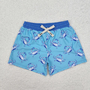 Shorts de bain pour garçon Summer Blue Crab Fashion - Product Image 1