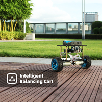Kit de développement de robot intelligent auto-équilibré Tscinbuny avec évitement d'obstacles par ultrasons et contrôle à distance via application
