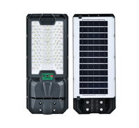 100W 200W 300W 400W 500W Lampadaire solaire intégré étanche Lumière de sécurité solaire éclairage extérieur avec poteau