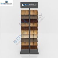 Support d'exposition personnalisé pour parquet en bois dur, stratifié, échantillons de pierre, marbre, carrelage céramique, 10 étages, étagère en métal