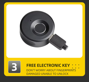 Beginnerr Vingerafdruk Meubelkast Kast Lade Lock Tuya Optionele Zinklegering Low Power Supply E-Key Noodontgrendeling - Product Image 4