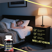 Fabricant OEM/ODM de compléments alimentaires pour le sommeil, gommes à la mélatonine 6 mg