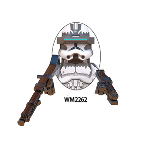 Hot bán SW Clone Trooper 501st không gian cuộc chiến tranh minifigs Sao hành động hình đồ chơi khối xây dựng đồ chơi cho trẻ em wm6128 - Product Image 5