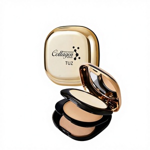 Tuz คอนซีลเลอร์คอลลาเจนแป้งรองพื้นแบบกดสองชั้นคอนซีลเลอร์คอนซีลเลอร์ให้ความชุ่มชื้นติดทนนานควบคุมความมันนู้ด0231แต่งหน้า - Product Image 1