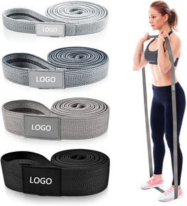 Set Van 4 Katoenen Stof Lange Weerstand Workout Bands Custom Logo Pull-Up Assistentie Oefenbanden - Product Image 1