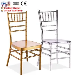 China suppliers hot sale tiffany resin ghost chairs crystal clear transparent crystal wedding chairs