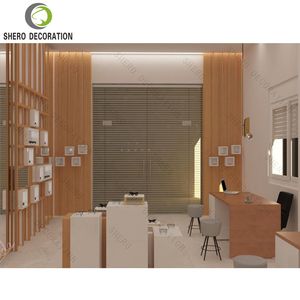 Vintage Brand Style Eyewear Display Cabinet Custom Glasses Shop Furniture design for Eyewear Store Design - Product Image 3