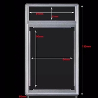 55PT Trading Card Slab Case Dalle de carte graduée vide pour la carte de baseball sportive