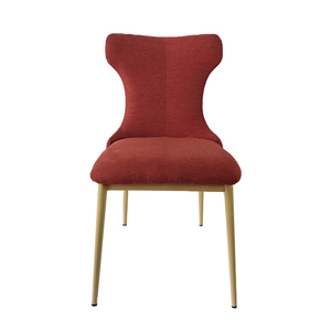 Comedor de diseño moderno de muebles de la habitación de lujo terciopelo tela <span class=keywords><strong>Silla</strong></span> de comedor con la pierna de Metal - Product Image 1