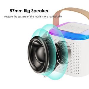 卸売ホット人気カラオケスピーカー、マイク1本とBluetooth 5.3搭載、スーパーベースオーディオシステム、<span class=keywords><strong>DJ</strong></span>パーティー用ワイヤレスポータブルスピーカー - Product Image 6