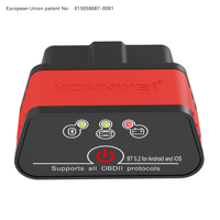 Outil de diagnostic automobile Bluetooth 5.2 KONNWEI KW903, scanner OBD2, Android IOS ELM327 V1 5 ELM327 Lecteur de code OBDII